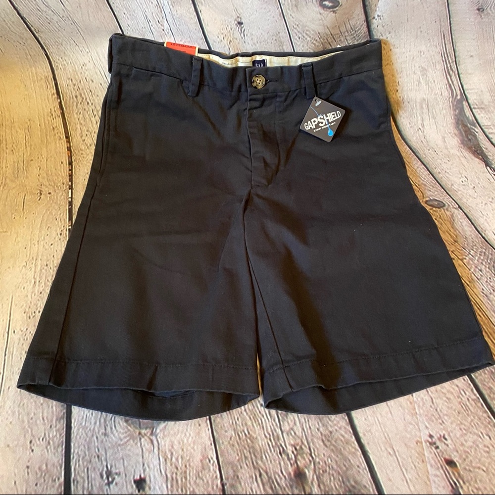 NWT GAP Boys Bermuda Shorts Navy‎ Uniform